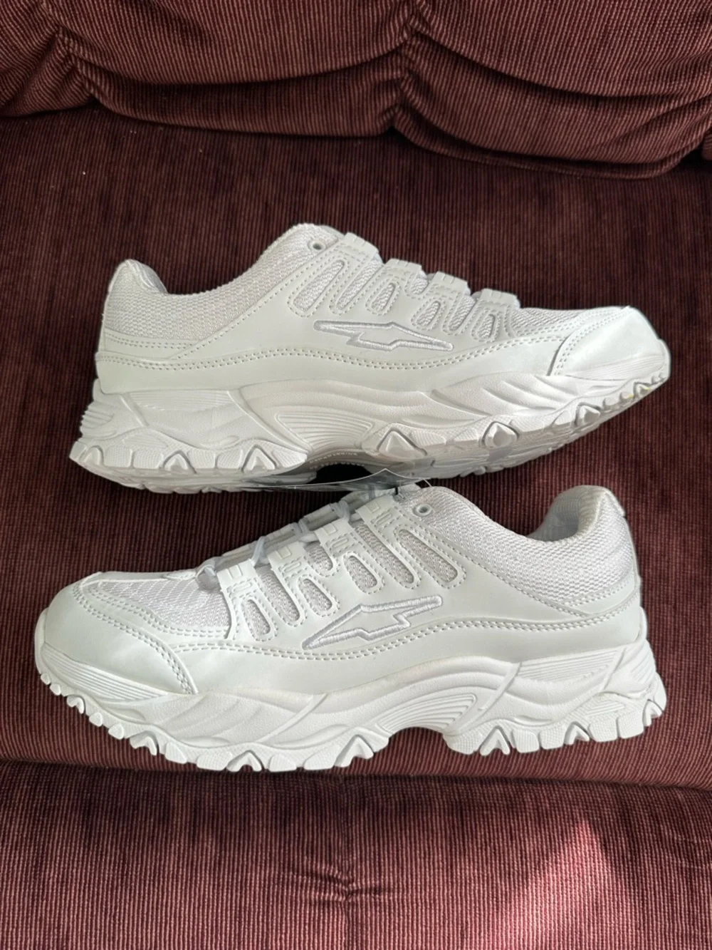 NWTS Avia White Womens Elevate Athletic Low-Top Walking Sneakers Sz 10 - Picture 9 of 11